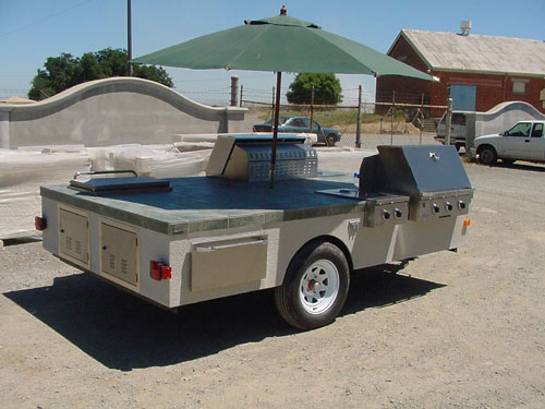 bbq custom trailer