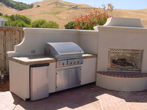 bbq dlx modern fireplace